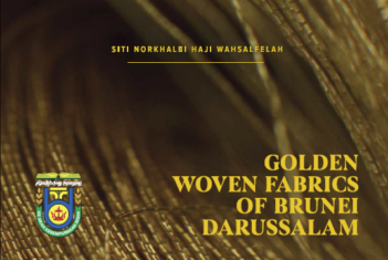Golden Woven Fabric of Brunei Darussalam